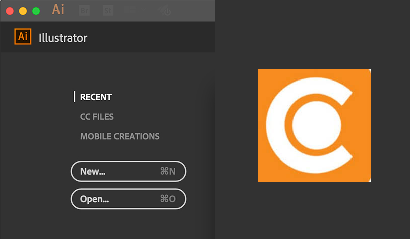 A screenshot of the Adobe Illustrator.