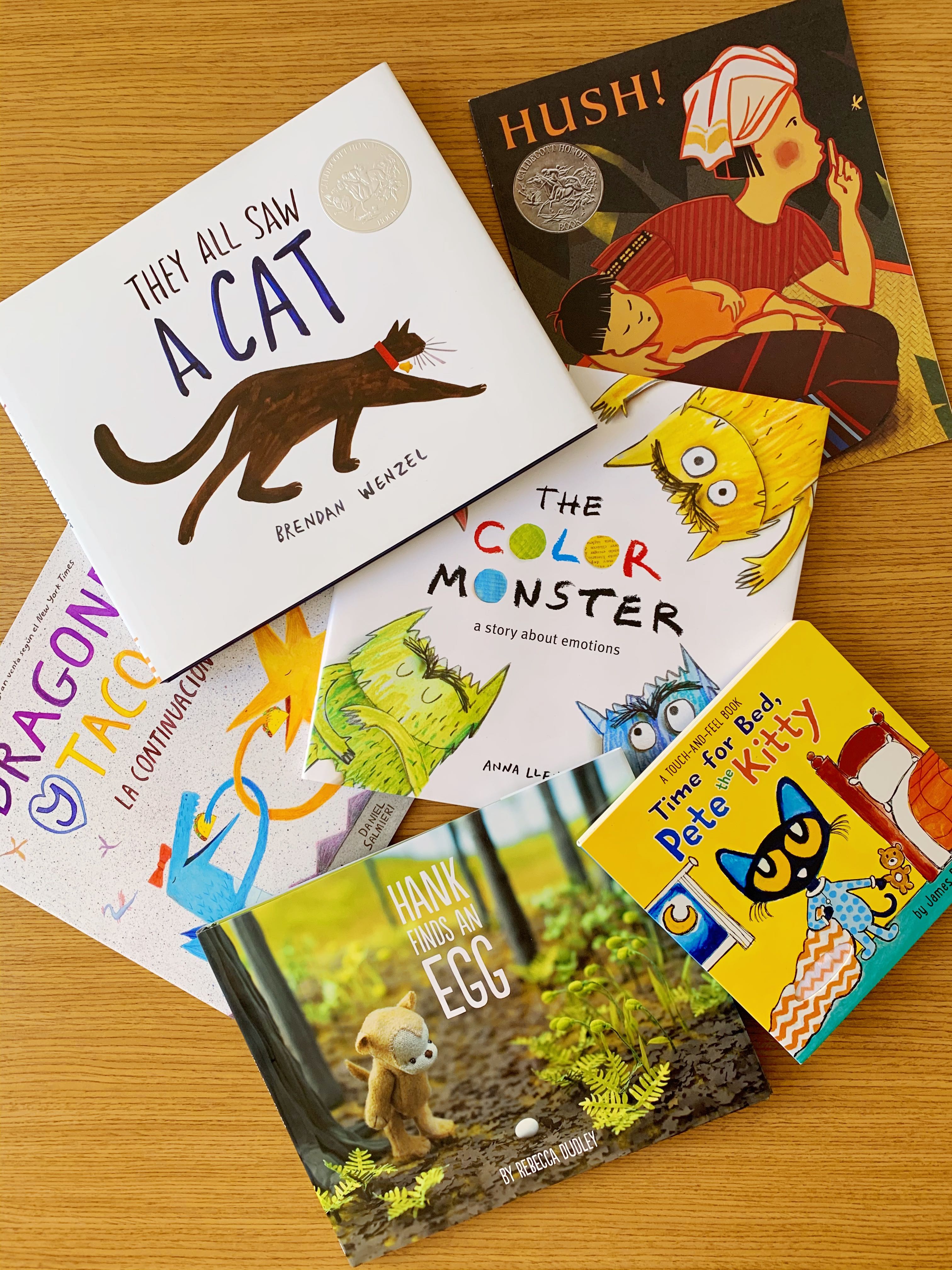 Some of the cute books we donated to Tandem's book drive!