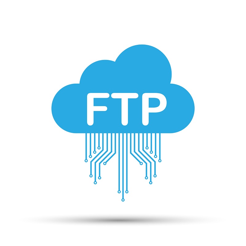 Eine animierte Cloud für das File Transfer Protocol.