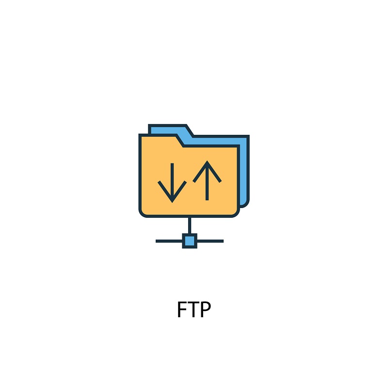 Ein animiertes Logo für das File Transfer Protocol.