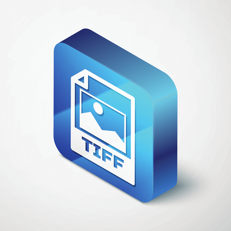 Eine Abbildung des Dateisymbols für das TIFF-Bildformat.