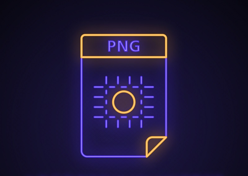 A picture of the PNG file icon.
